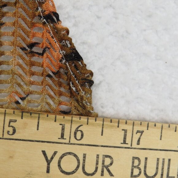 Paradise Coverup Womens Size Medium Sleeveless Boho Tunic Mesh Animal Print New - Picture 8 of 9